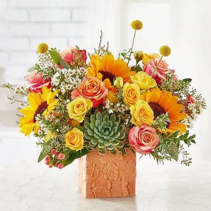 Sunflower Season Bouquet –  Colonial Flower Shoppe, Somers CT