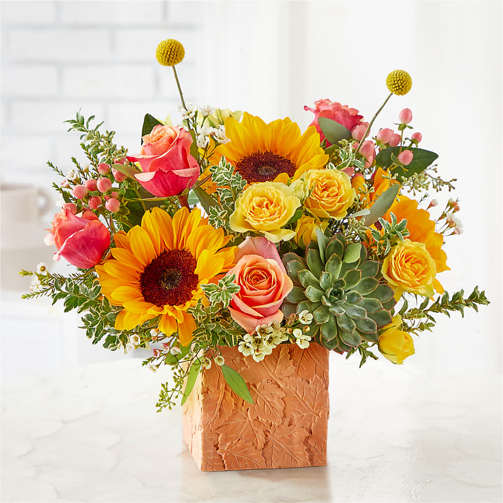 Sunflower Season Bouquet –  Colonial Flower Shoppe, Somers CT