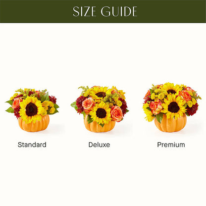Golden Gourd Pumpkin Bouquet –  Colonial Flower Shoppe, Somers CT