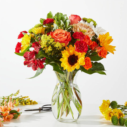 Fall Delight – A Florist Original –  Colonial Flower Shoppe, Somers CT