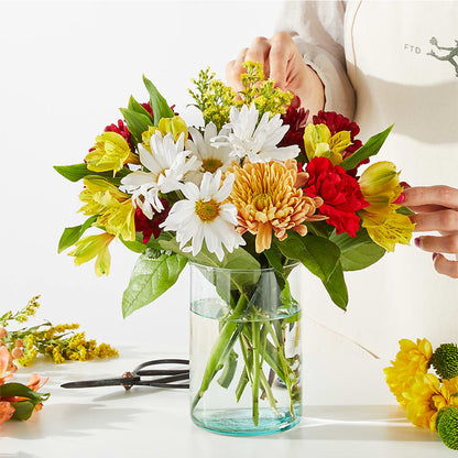 Fall Delight – A Florist Original –  Colonial Flower Shoppe, Somers CT
