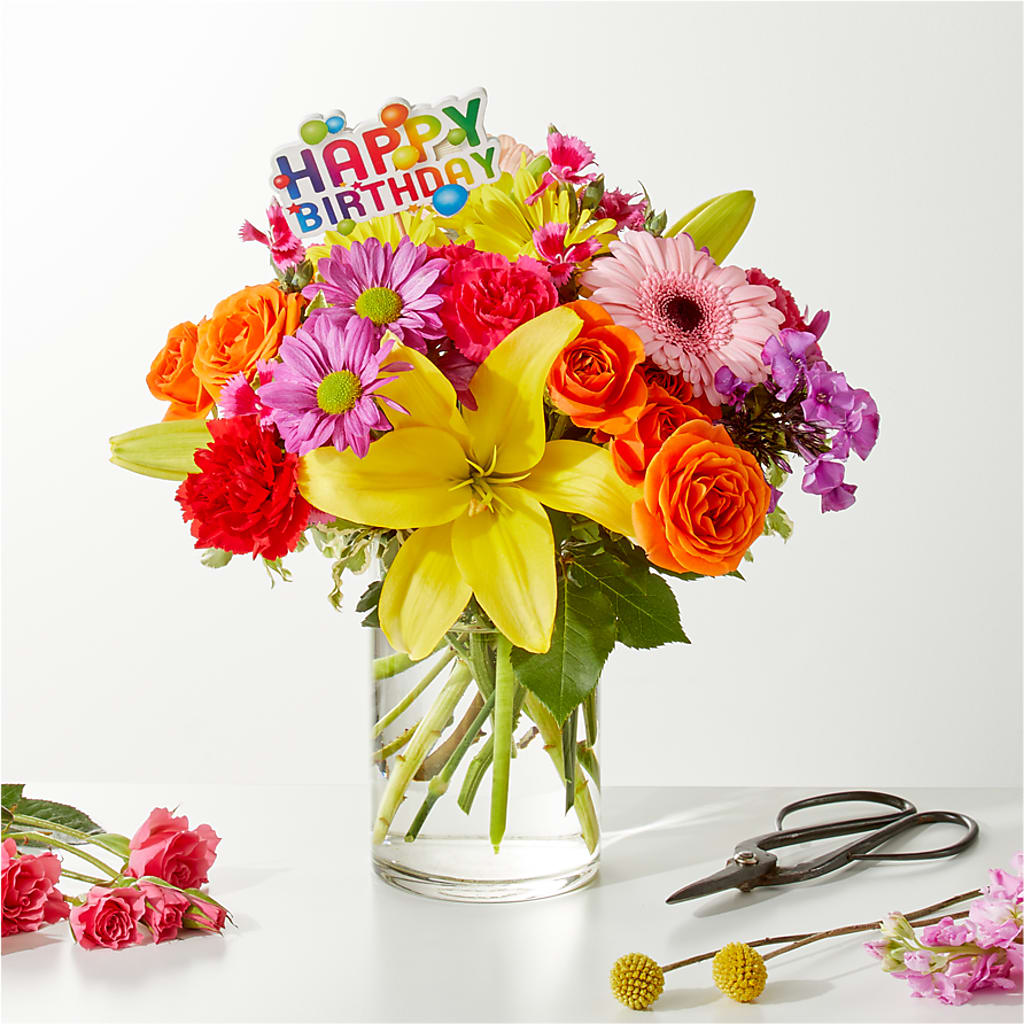 Cue the Confetti - A Florist Original –  Colonial Flower Shoppe, Somers CT