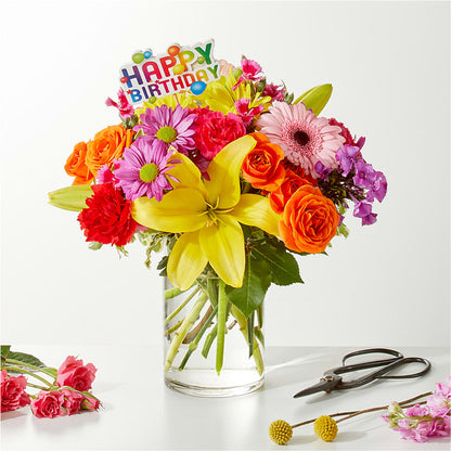 Cue the Confetti - A Florist Original –  Colonial Flower Shoppe, Somers CT