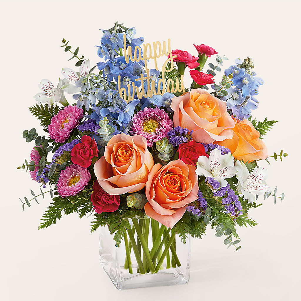 Birthday Bash Bouquet –  Colonial Flower Shoppe, Somers CT