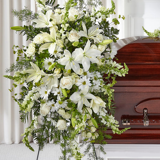 Loving Thoughts Standing Spray –  Colonial Flower Shoppe, Somers CT