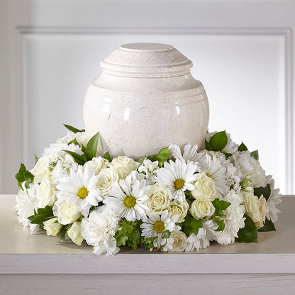 Ivory Gardens Cremation Adornment –  Colonial Flower Shoppe, Somers CT