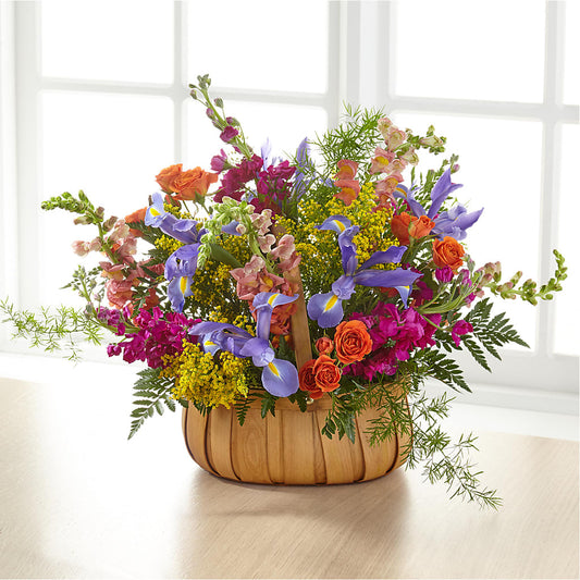 Garden of Life Basket –  Colonial Flower Shoppe, Somers CT