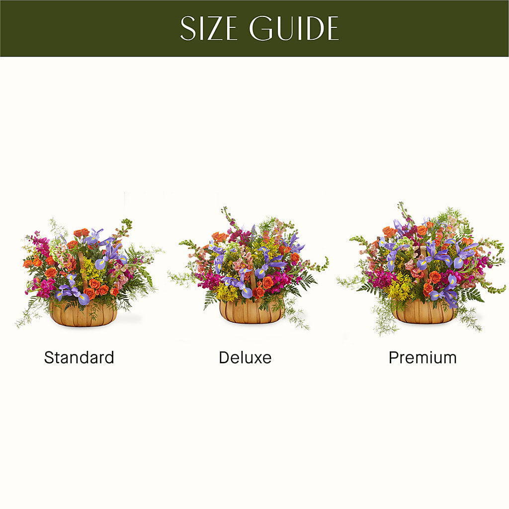 Garden of Life Basket –  Colonial Flower Shoppe, Somers CT