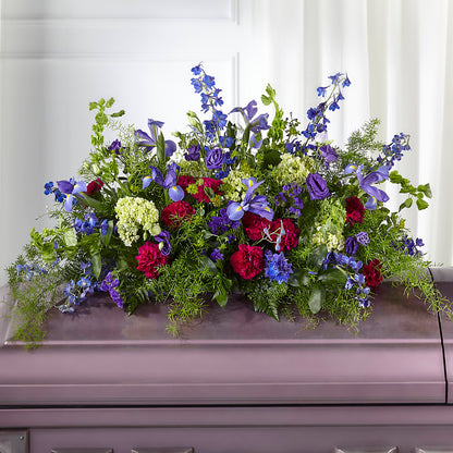 Always Treasured Casket Spray –  Colonial Flower Shoppe, Somers CT