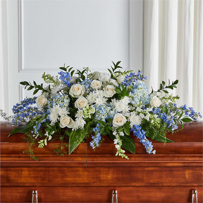 Timeless Essence Casket Spray –  Colonial Flower Shoppe, Somers CT