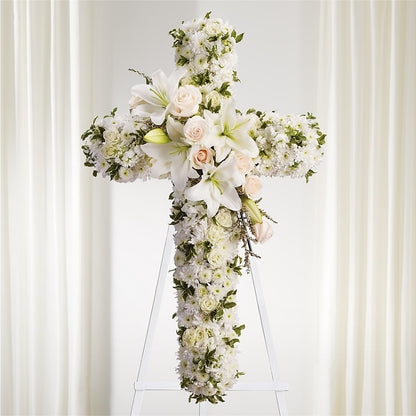 Spiritual Guidance Standing Spray –  Colonial Flower Shoppe, Somers CT