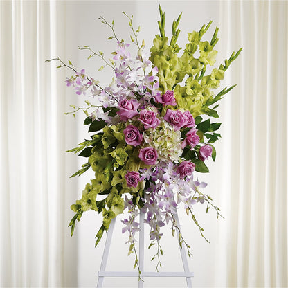 Lasting Legacy Standing Spray –  Colonial Flower Shoppe, Somers CT