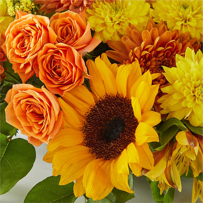 Autumn Harmony Centerpiece –  Colonial Flower Shoppe, Somers CT