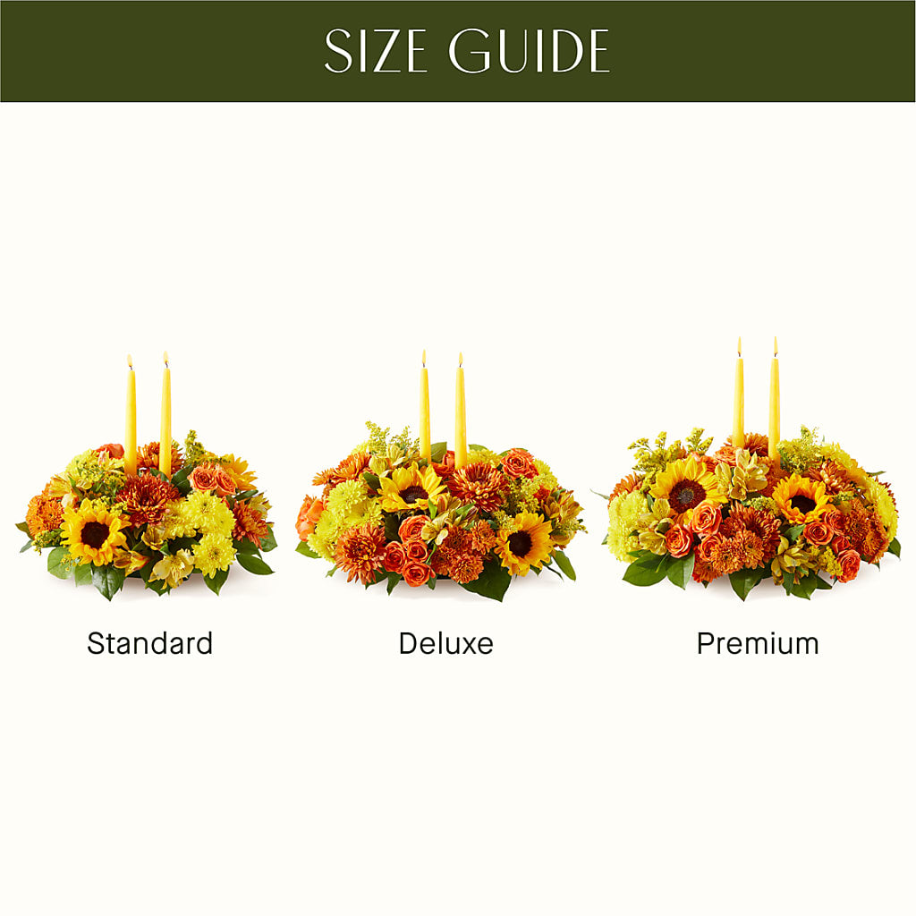 Autumn Harmony Centerpiece –  Colonial Flower Shoppe, Somers CT
