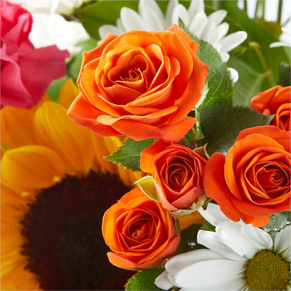 Sun-drenched Blooms Bouquet –  Colonial Flower Shoppe, Somers CT