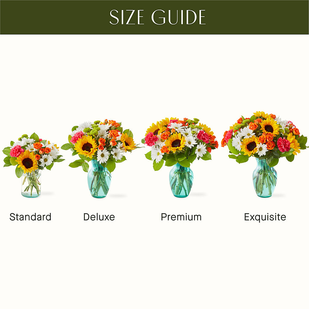 Sun-drenched Blooms Bouquet –  Colonial Flower Shoppe, Somers CT