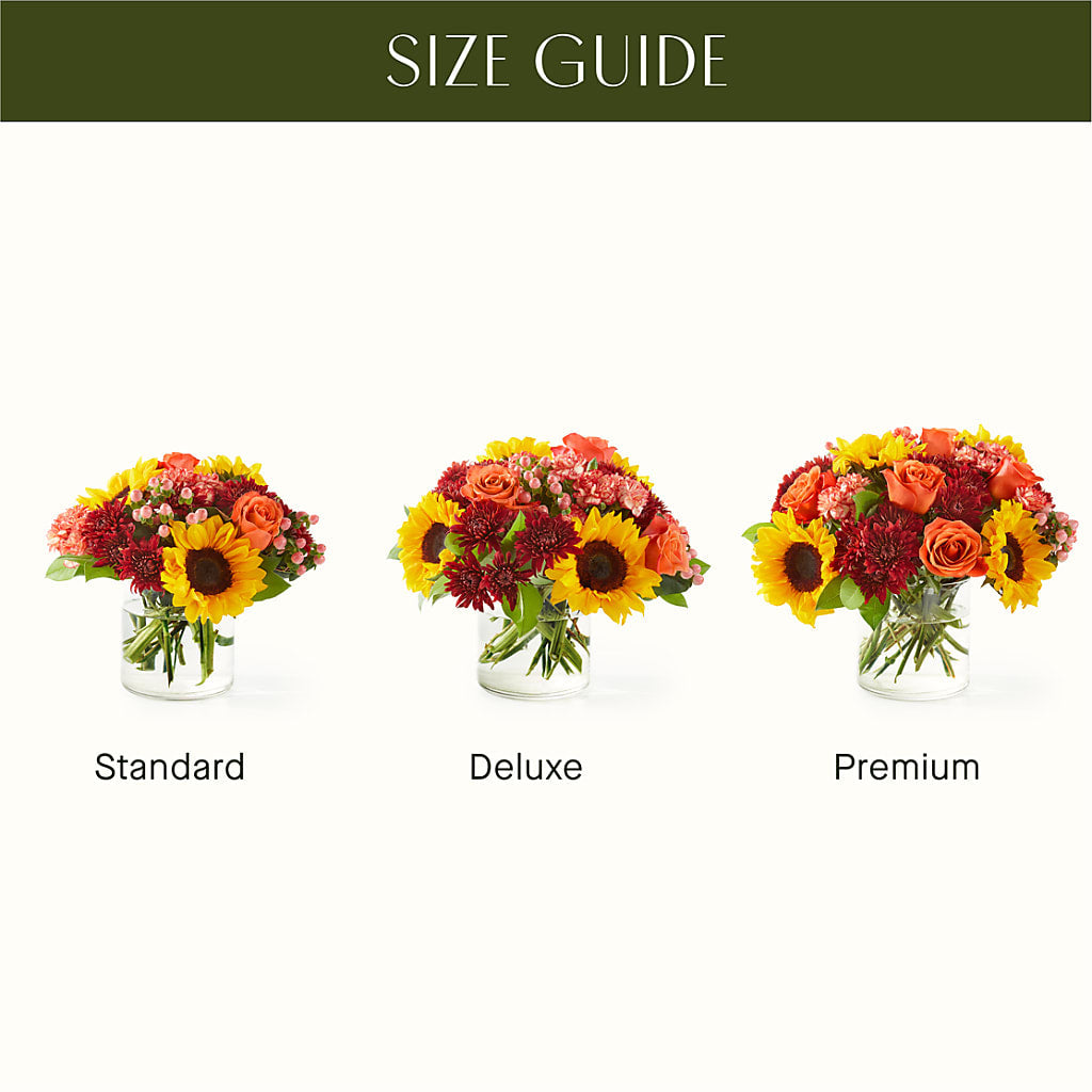 September Sunset Bouquet –  Colonial Flower Shoppe, Somers CT