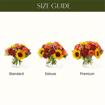 September Sunset Bouquet –  Colonial Flower Shoppe, Somers CT