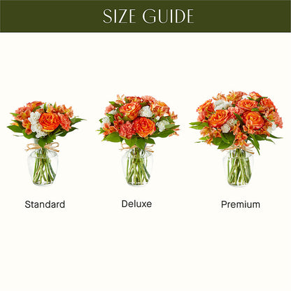 Apricot Glow Bouquet –  Colonial Flower Shoppe, Somers CT