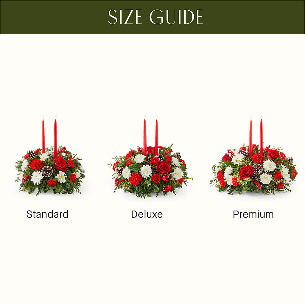 Holiday Soiree Centerpiece –  Colonial Flower Shoppe, Somers CT