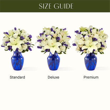 Sapphire Rush Bouquet –  Colonial Flower Shoppe, Somers CT