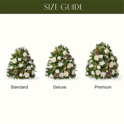 Snowed In Tree –  Colonial Flower Shoppe, Somers CT