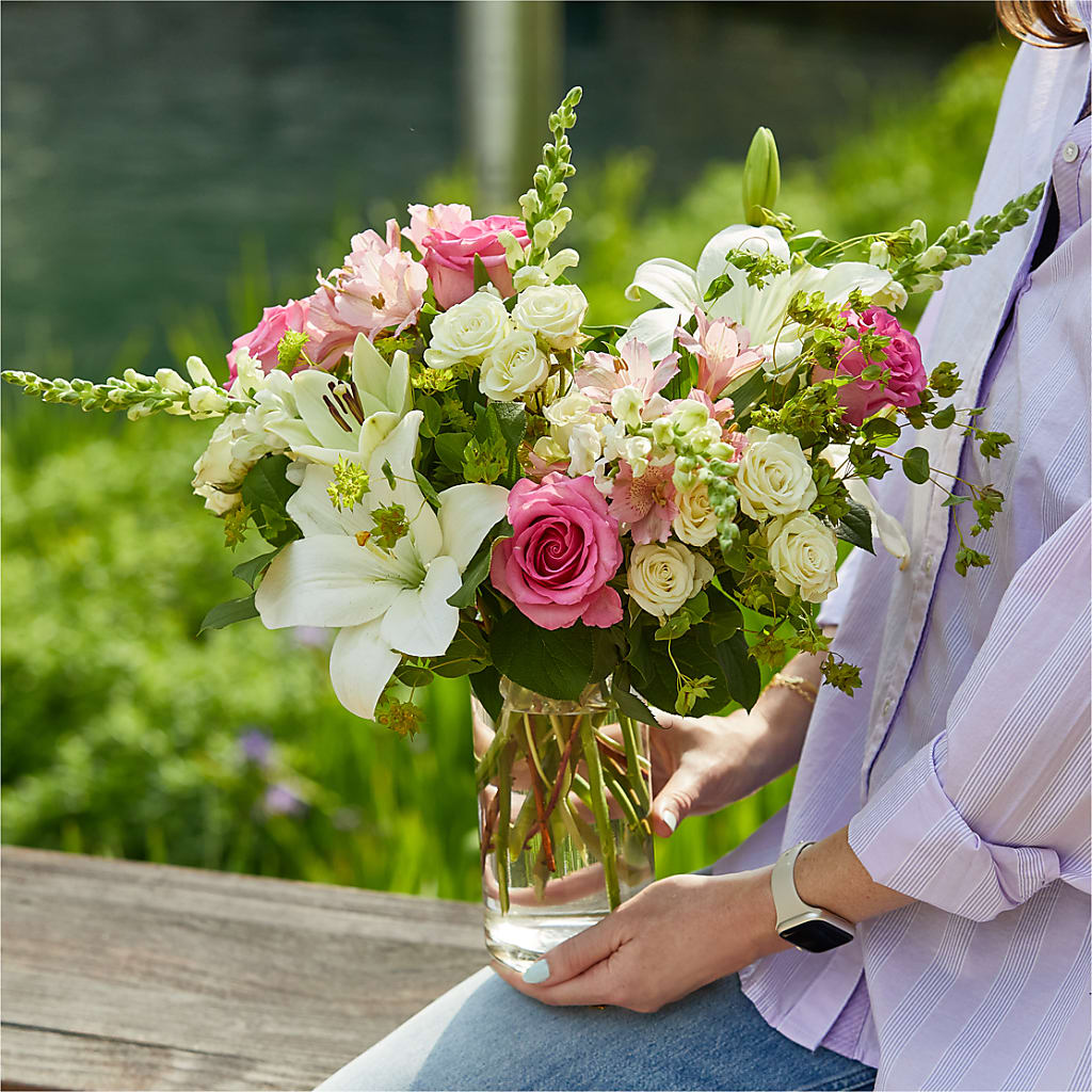 Fondly Bouquet –  Colonial Flower Shoppe, Somers CT