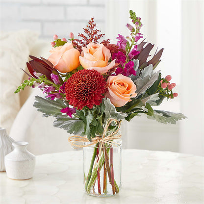 Moody Hues Bouquet –  Colonial Flower Shoppe, Somers CT