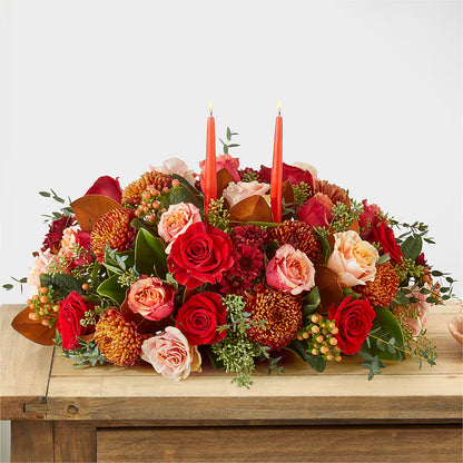 Gather Near Centerpiece –  Colonial Flower Shoppe, Somers CT