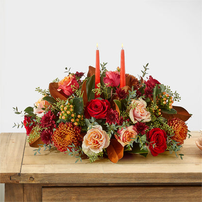 Gather Near Centerpiece –  Colonial Flower Shoppe, Somers CT
