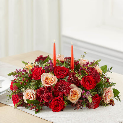 Most Thankful Centerpiece –  Colonial Flower Shoppe, Somers CT