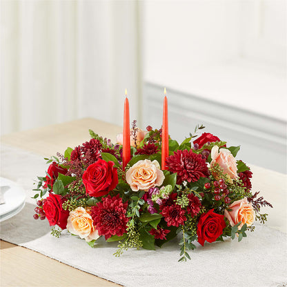 Most Thankful Centerpiece –  Colonial Flower Shoppe, Somers CT