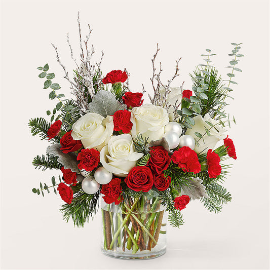 Trimming the Tree Bouquet –  Colonial Flower Shoppe, Somers CT