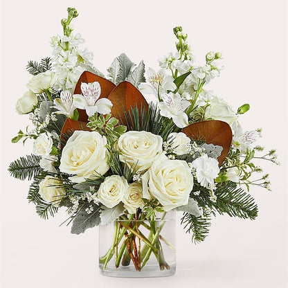 Fresh Snowfall Bouquet –  Colonial Flower Shoppe, Somers CT