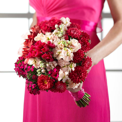 Pink Effervescence Bouquet –  Colonial Flower Shoppe, Somers CT