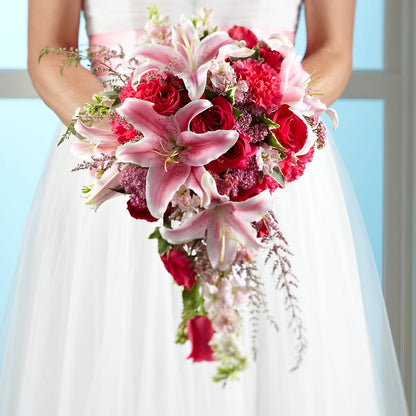 Lily & Rose Bouquet –  Colonial Flower Shoppe, Somers CT
