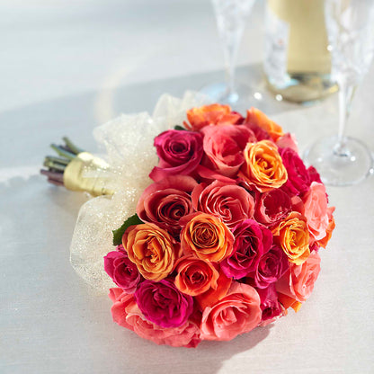 Sweet Roses Bouquet –  Colonial Flower Shoppe, Somers CT
