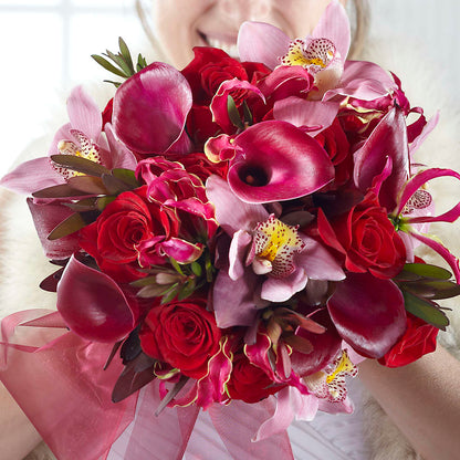 Heart of Hearts Bouquet –  Colonial Flower Shoppe, Somers CT