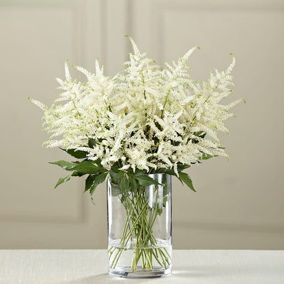 White Astilbe Bouquet –  Colonial Flower Shoppe, Somers CT